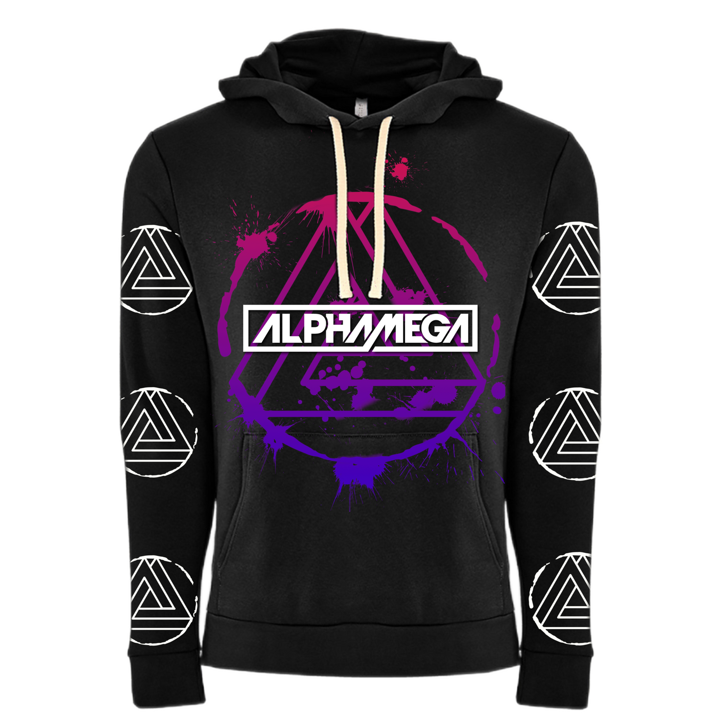 Splatter Pullover Hoodie